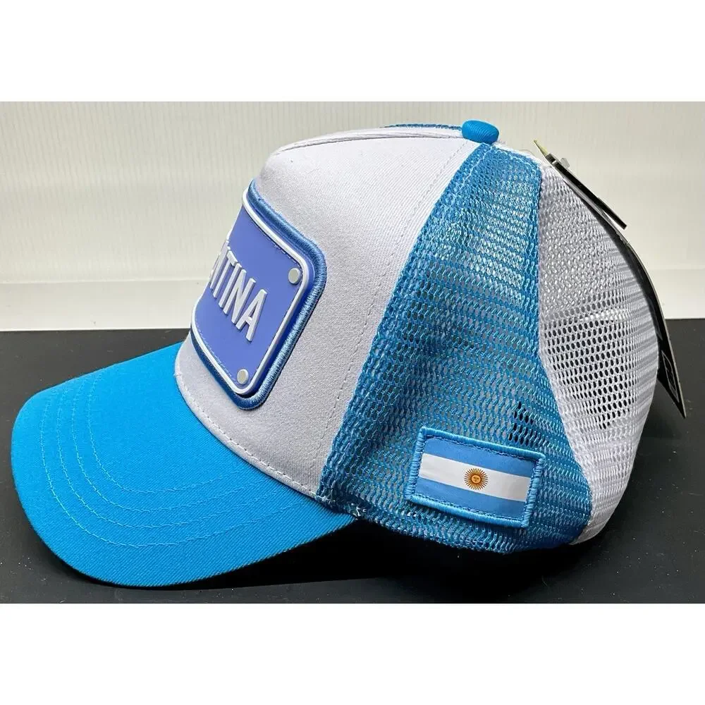 Official FIFA World Cup 2026 Argentina Trucker Hat Snapback Cap NWT Messi Team